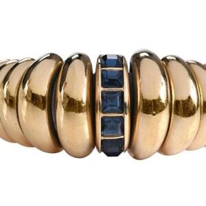 Gold and Blue Women's Bracelet